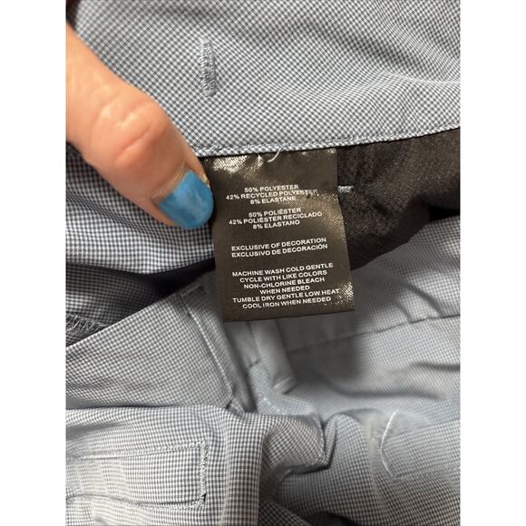 Hang Ten Men's 32 Blue Hybrid Shorts Travel Vacation Resort Beach Gorpcore Chino - Picture 4 of 8